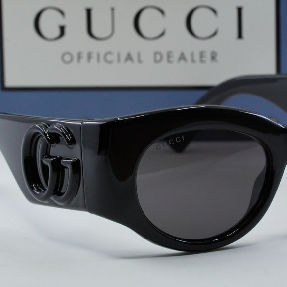 FINAL PRICE NEW GUCCI GG1544S 001 BLACK GREY SUNGLASSES - Picture 3 of 11